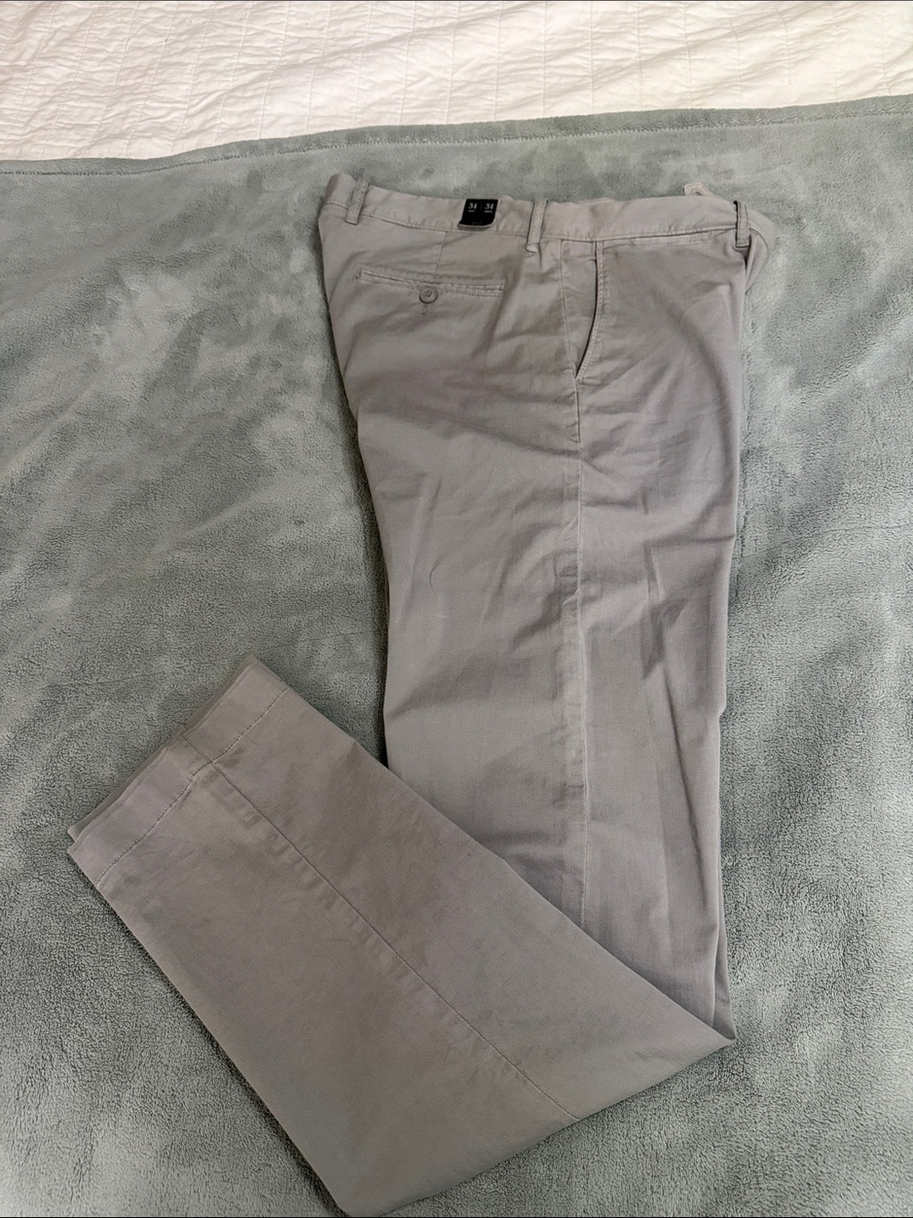 J. Crew Men's Light Gray Chino Pants